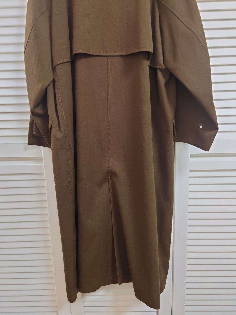 uncrave WHITE 　ギャバジン トレンチコート ブラウンカーキ