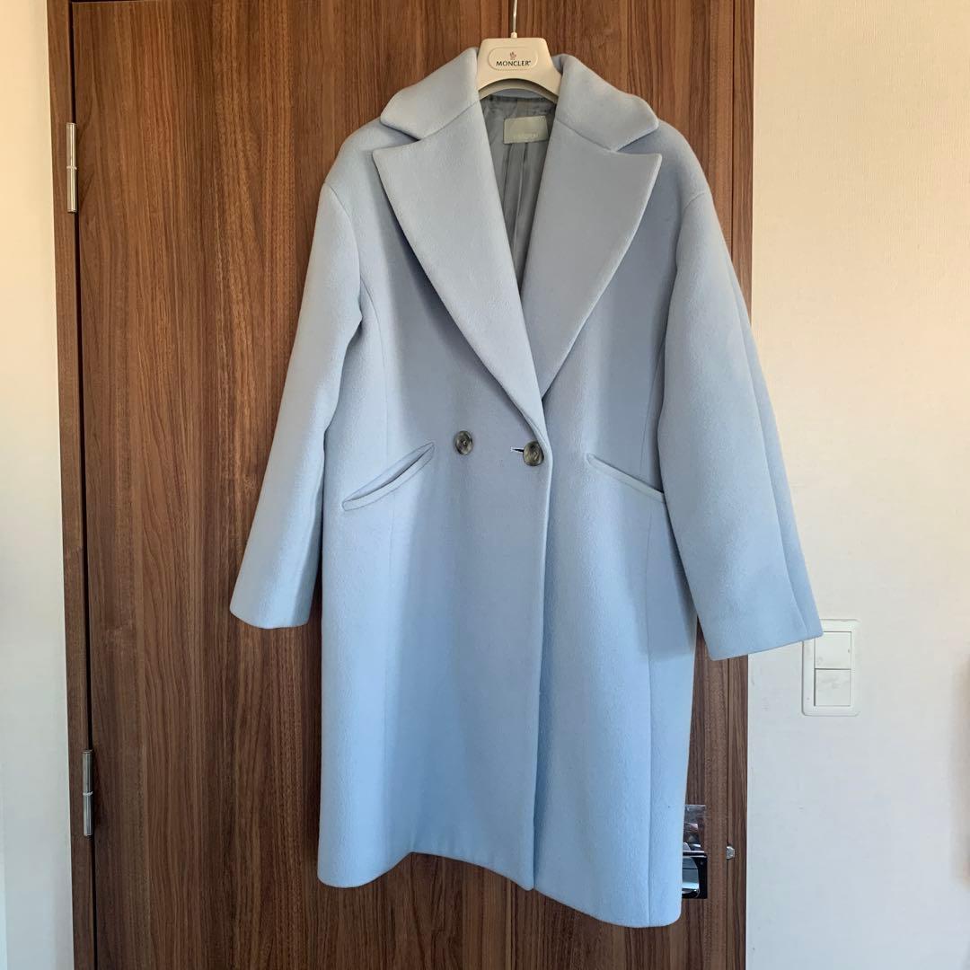 ESTNATION ライトブルー チェスターコート