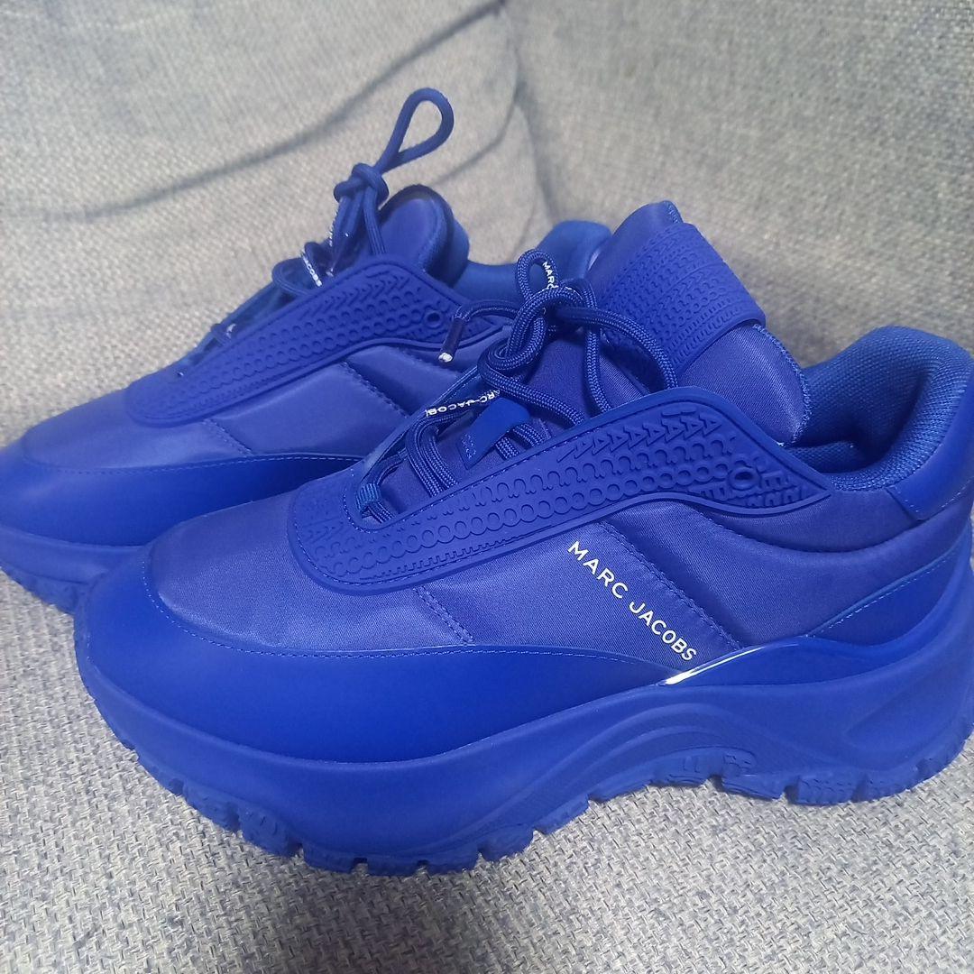 じゅんなめMARC JACOBS 青 スニーカー