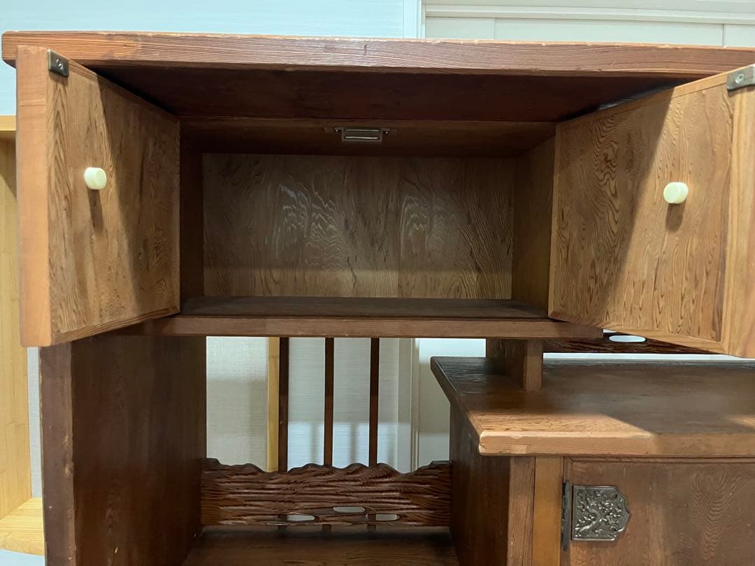 世界遺産　屋久杉　飾り棚アンティーク家具ビンテージ箪笥