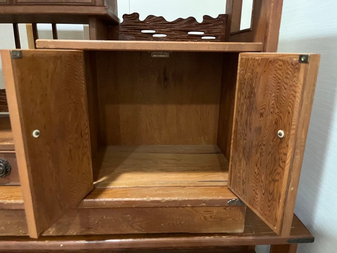 世界遺産　屋久杉　飾り棚アンティーク家具ビンテージ箪笥