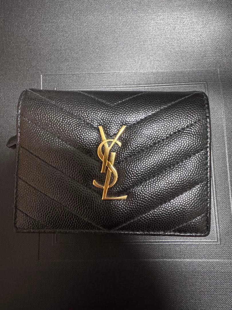 SAINT LAURENTYSL サンローラン モノグラム オリガミ 二つ折り