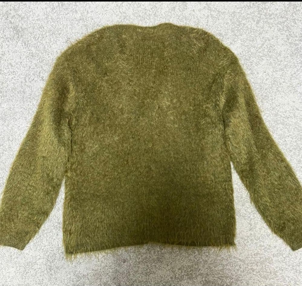 【超美品】Lemontea モヘアカーディガン　オリーブ　fragile