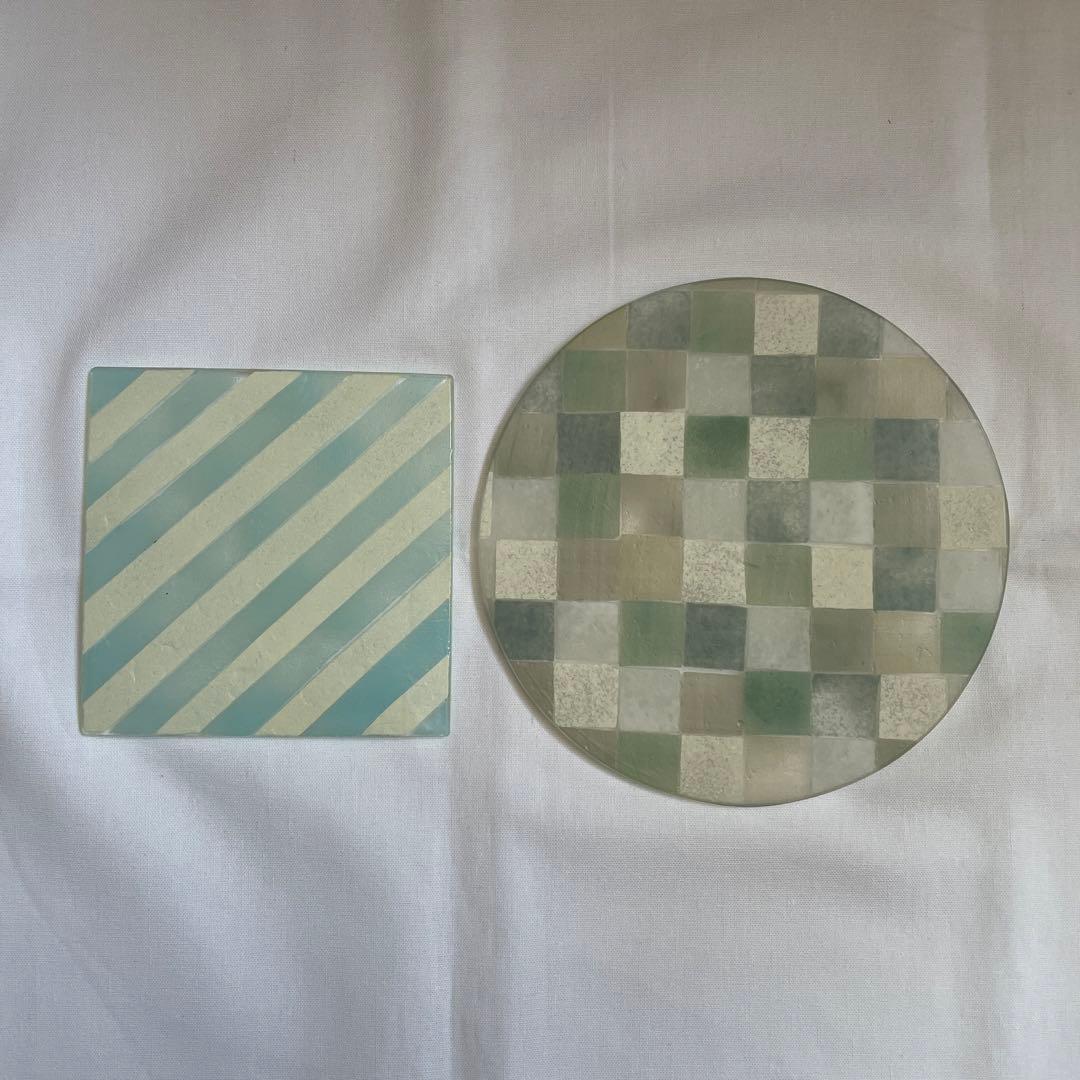 八木麻子さん　プレート2枚