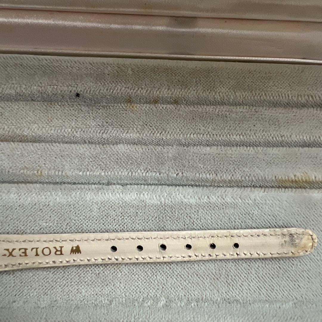 ロレックス カメレオン　純正尾錠　純正ベルト　アイボリー