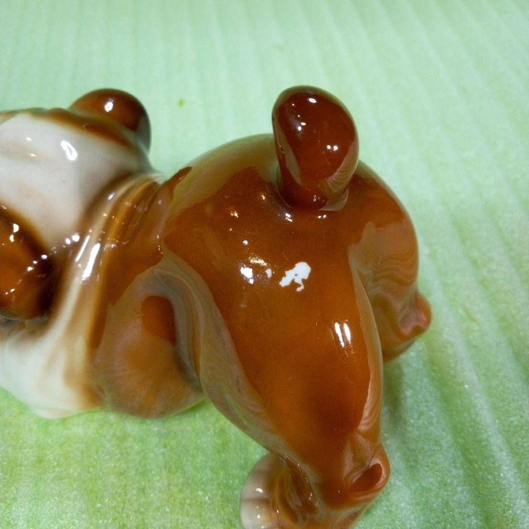 HK　D179B　陶器製と思われるブルドッグの置物　Bulldog　フィギュア