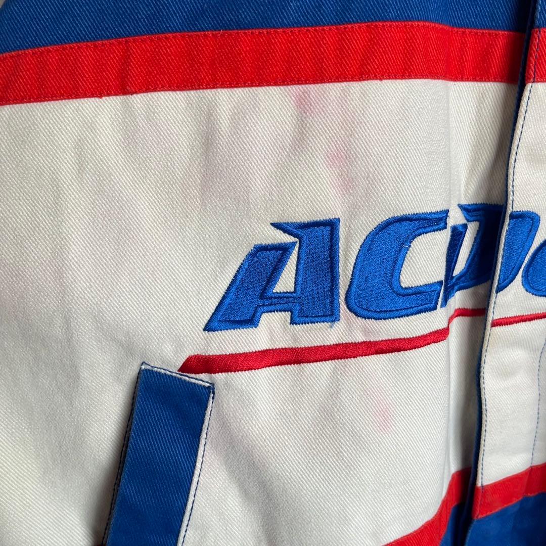 オールド ジェフハミルトン ACDelco 企業ロゴ レーシング ジャケット