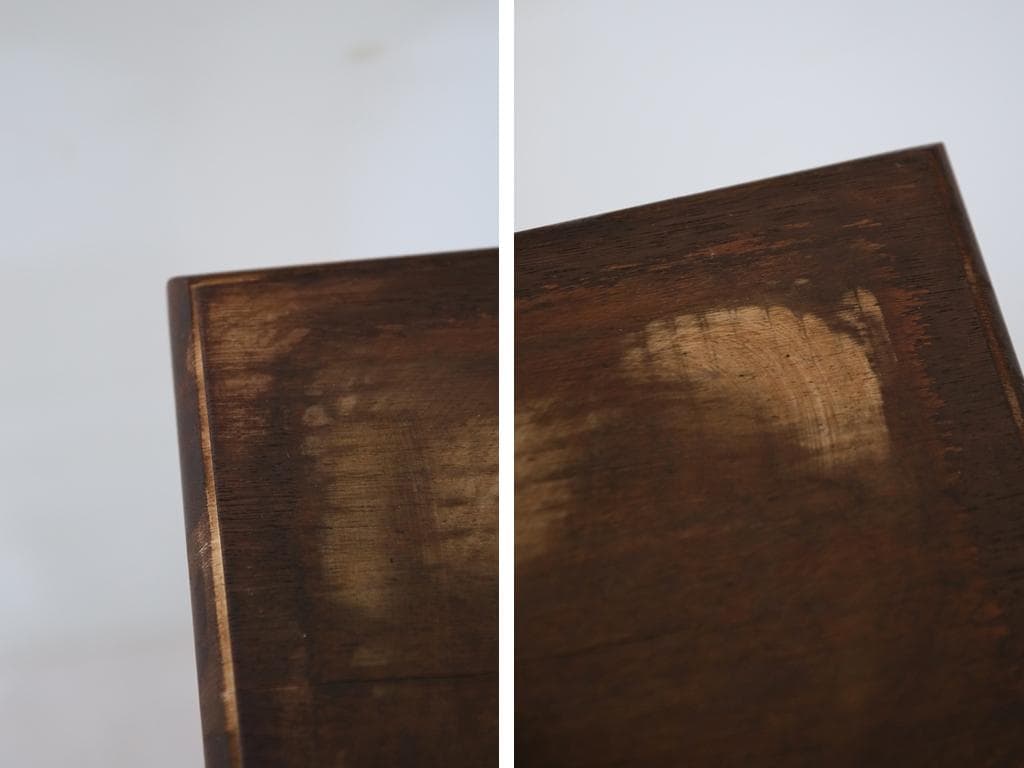 フランスアンティーク木製フラワースタンド/花台/飾り棚/テーブル机(90-199