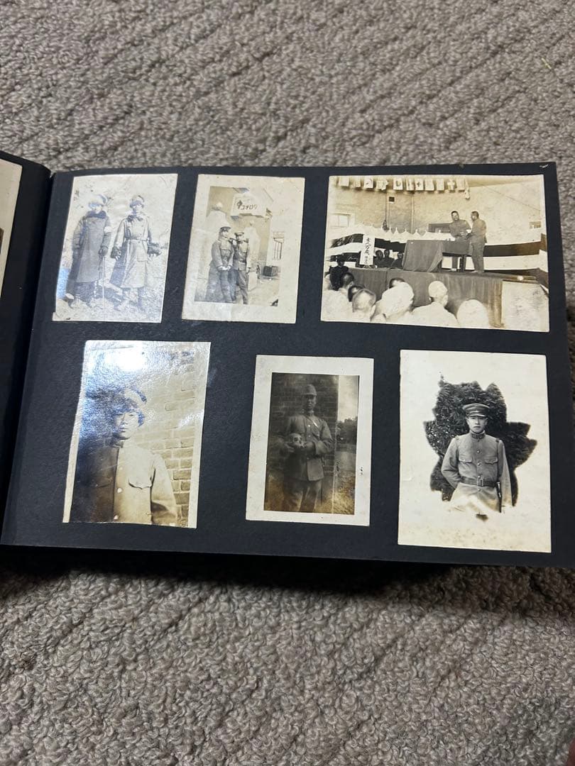 こ*は様 旧日本軍時代　在営記念写真アルバム　110枚程