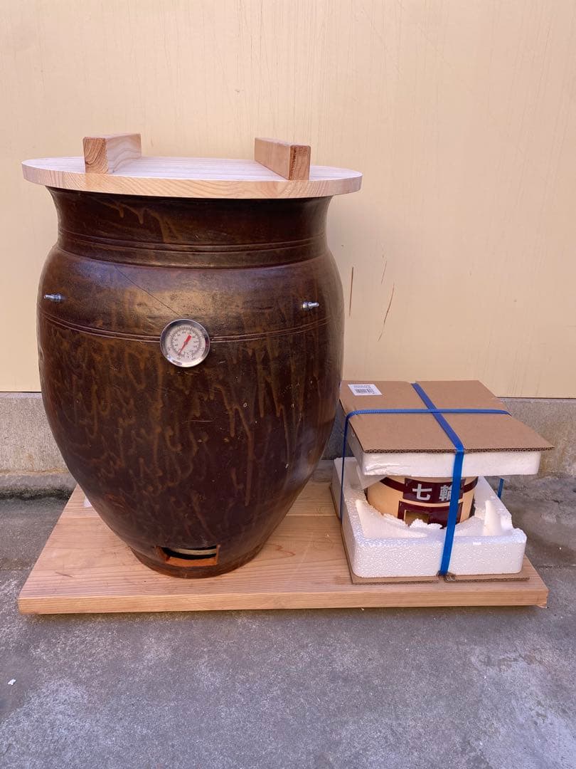 本格壺焼き芋の壺　フルセット　カケあり