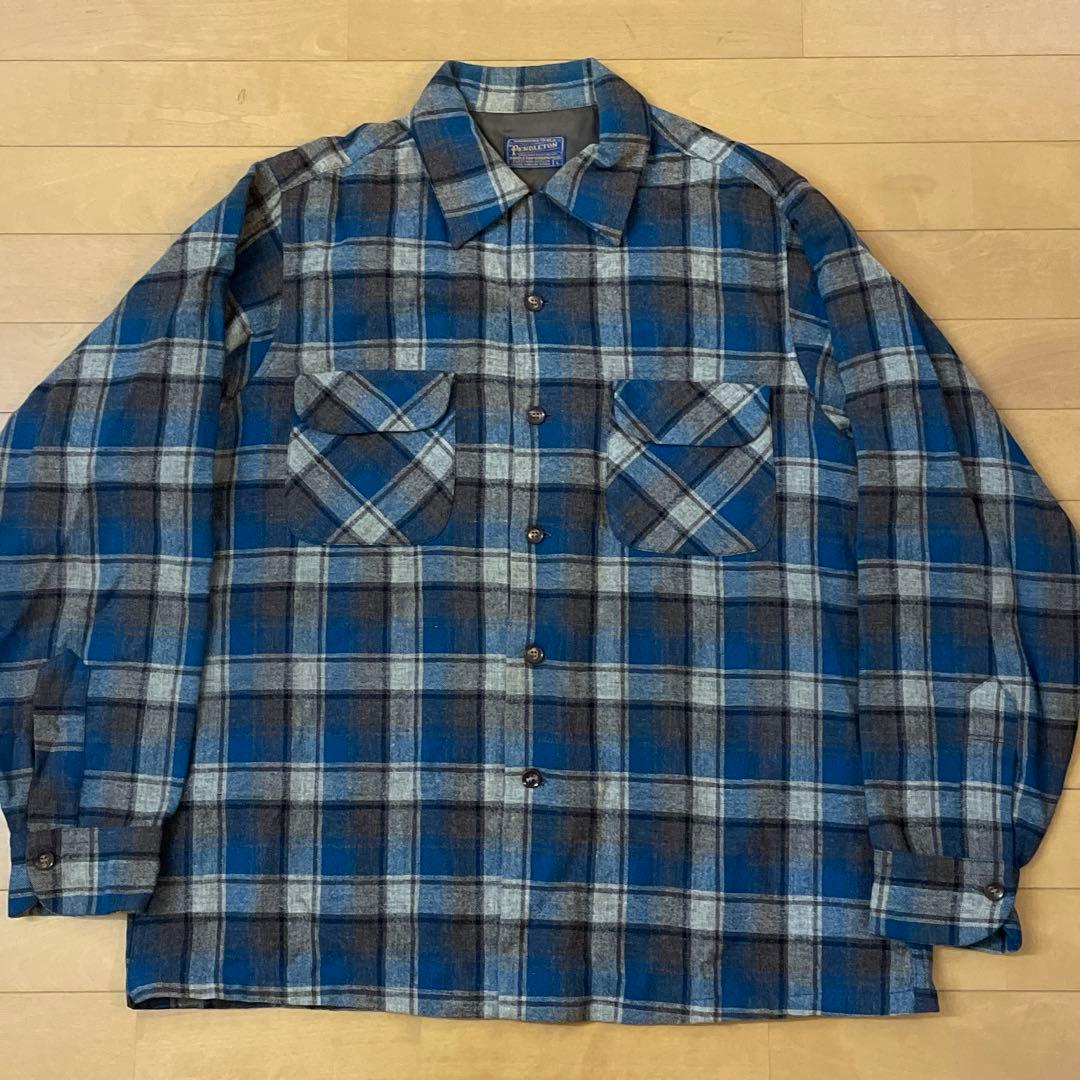 四*哉様 L pendleton ウール ボードシャツ チェック USA製 ビン