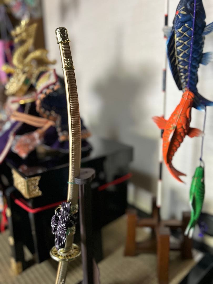 豪華 五月人形 金色 兜