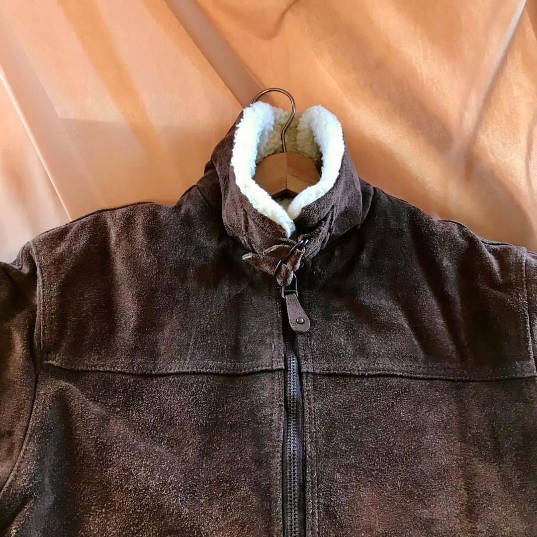 ★本革★◎OUR PRIDE ＞スエードジャケット｜エッジ＆裏地ボア仕立｜HU5