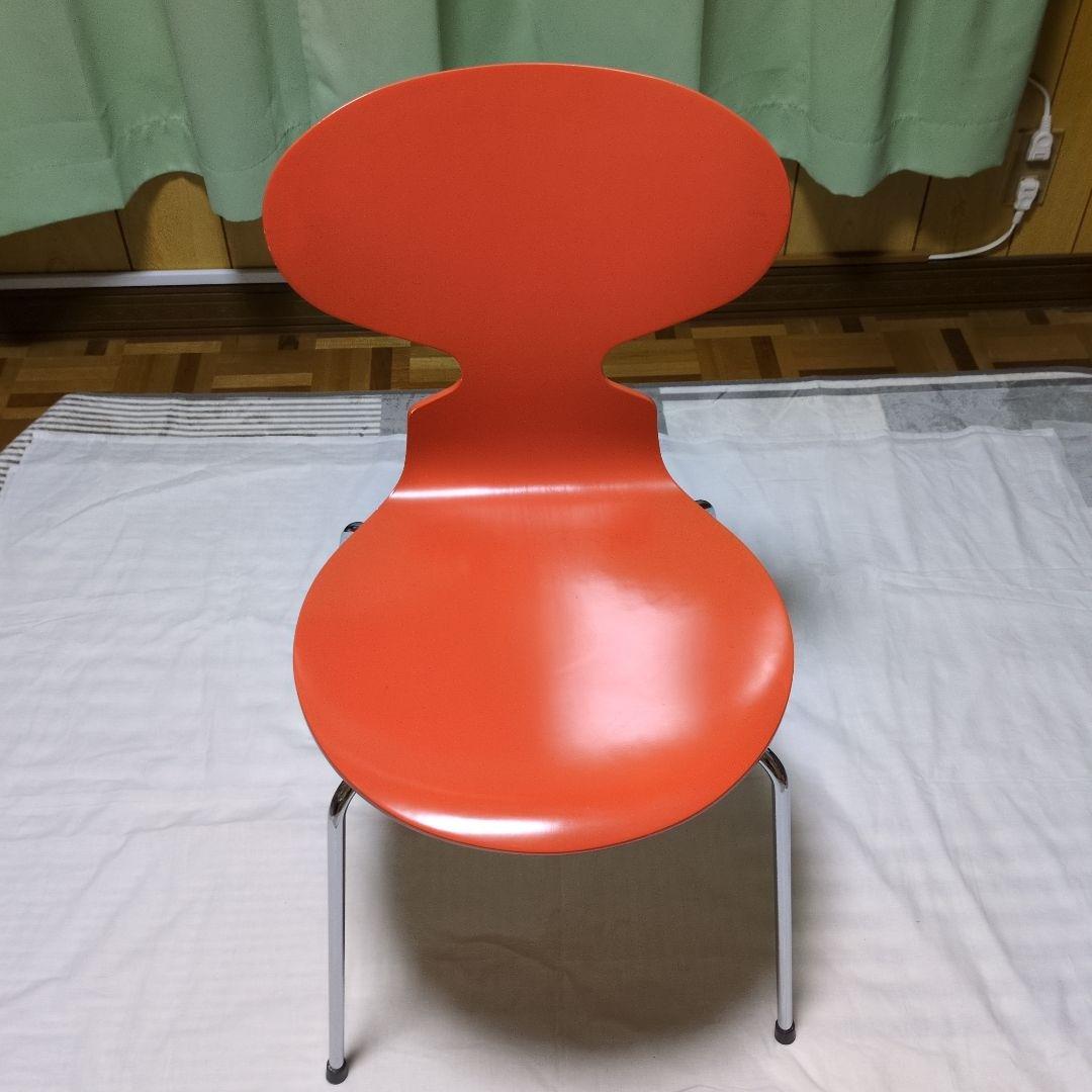 【値下げ早い者勝ち】フリッツハンセンのアントチェア【アリンコチェア】オレンジ色