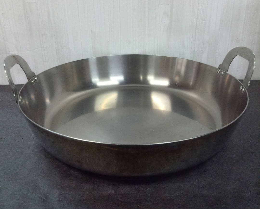 885.ステンレス製 /業務用 /大型鍋 /天ぷら/揚げ鍋 /43cm