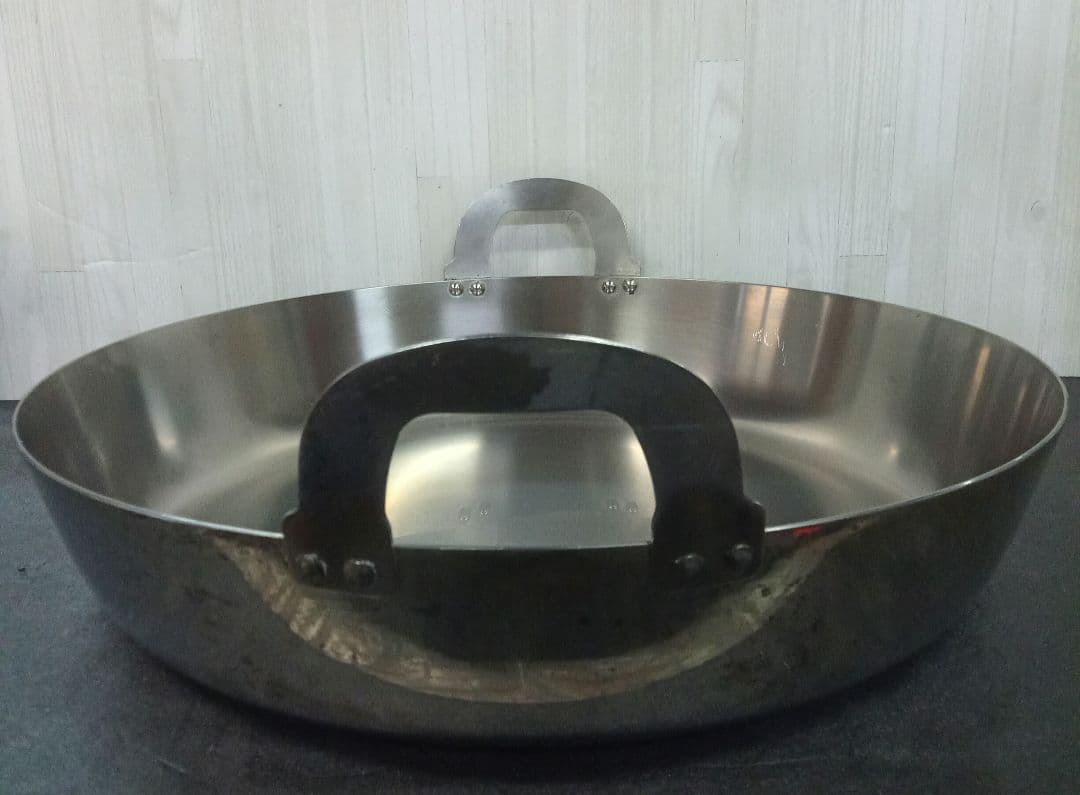 885.ステンレス製 /業務用 /大型鍋 /天ぷら/揚げ鍋 /43cm