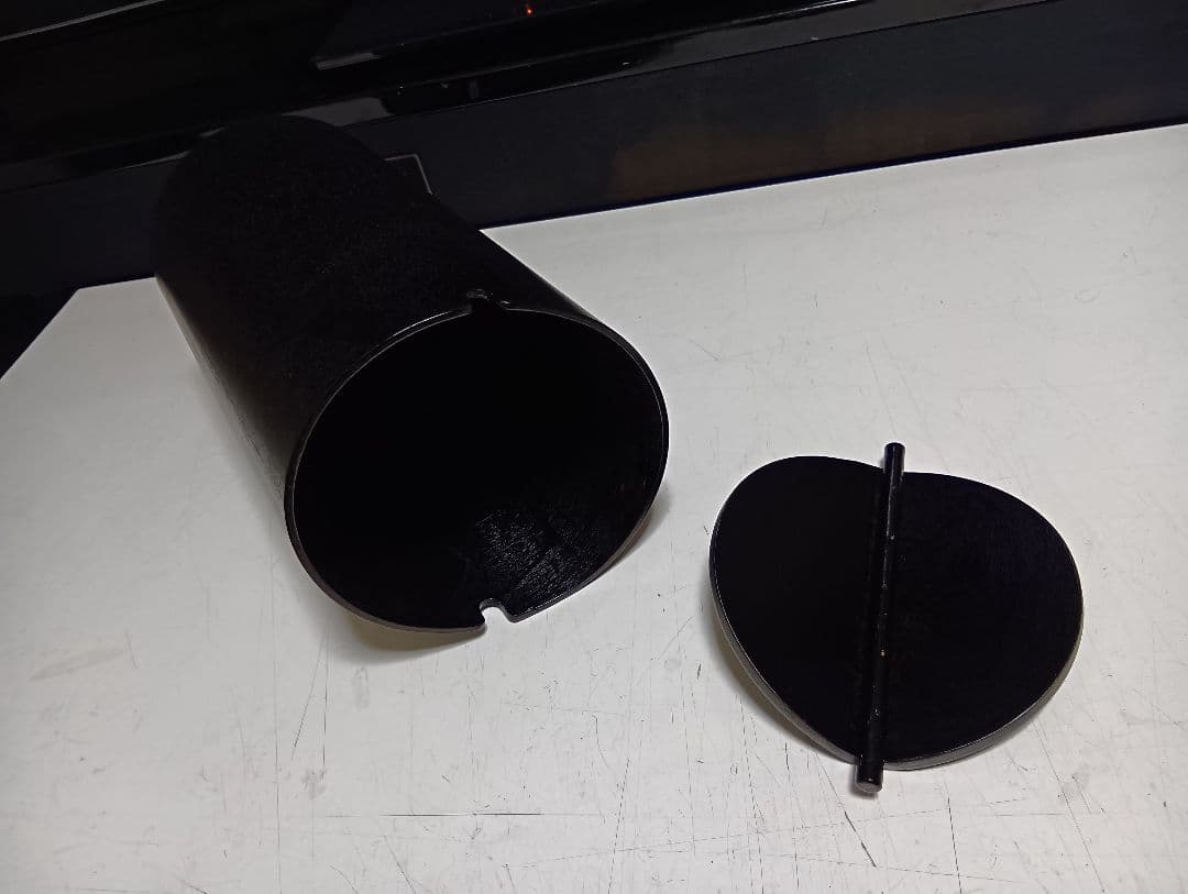 SAITO WOOD　サイトーウッド　モダン　ブラック　ウォールナット　ゴミ箱