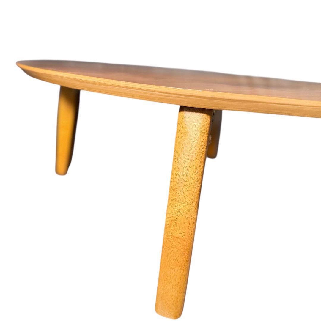 HR786 【木目が素敵な】ちゃぶ台　折りたたみ　円卓　丸テーブル　座卓