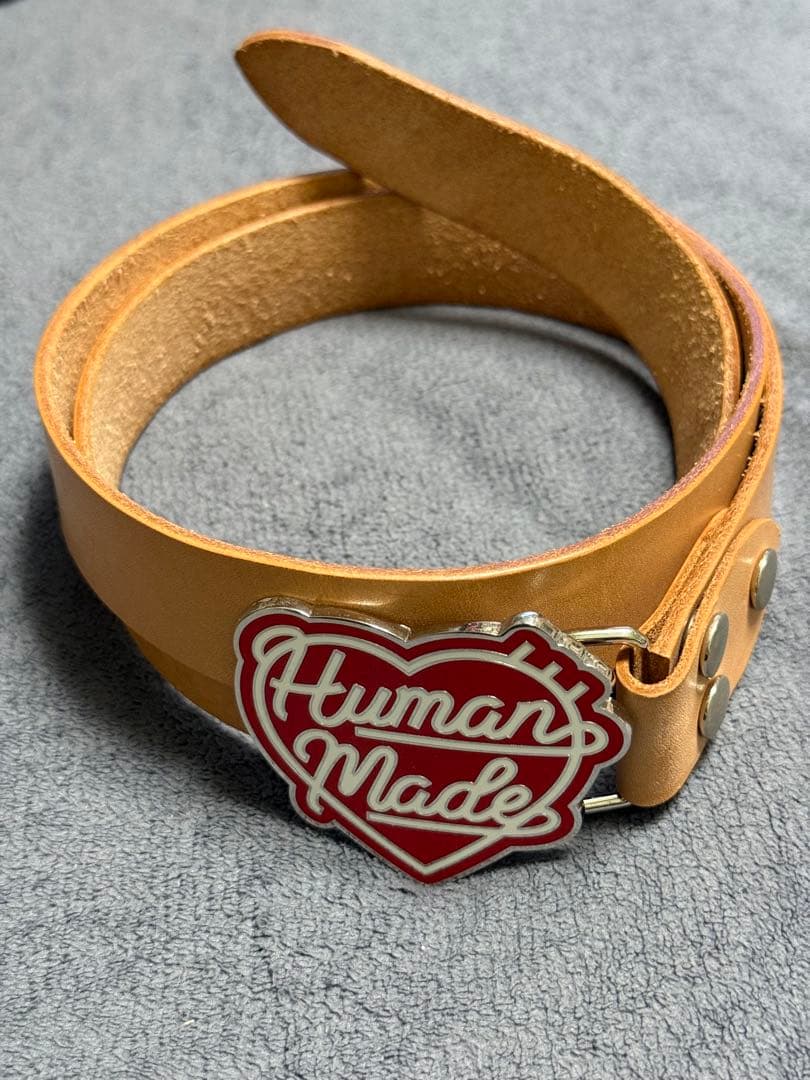 小物 HUMAN MADE HEART LEATHER BELT L