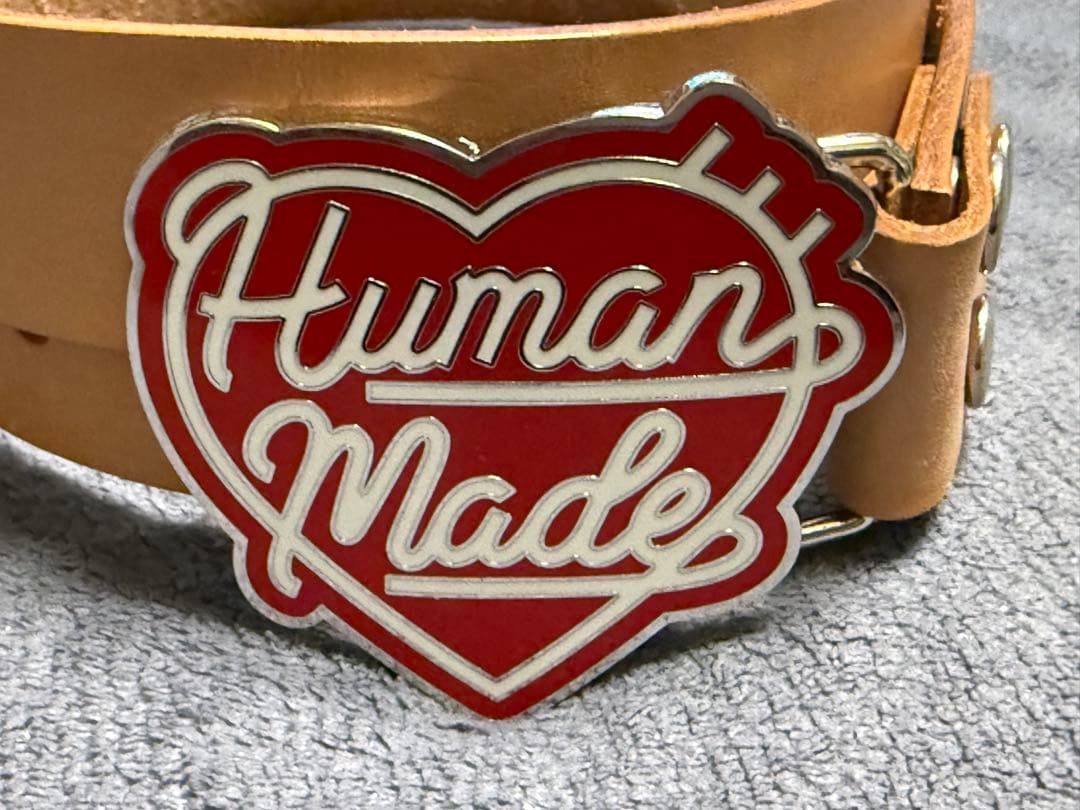 小物 HUMAN MADE HEART LEATHER BELT L