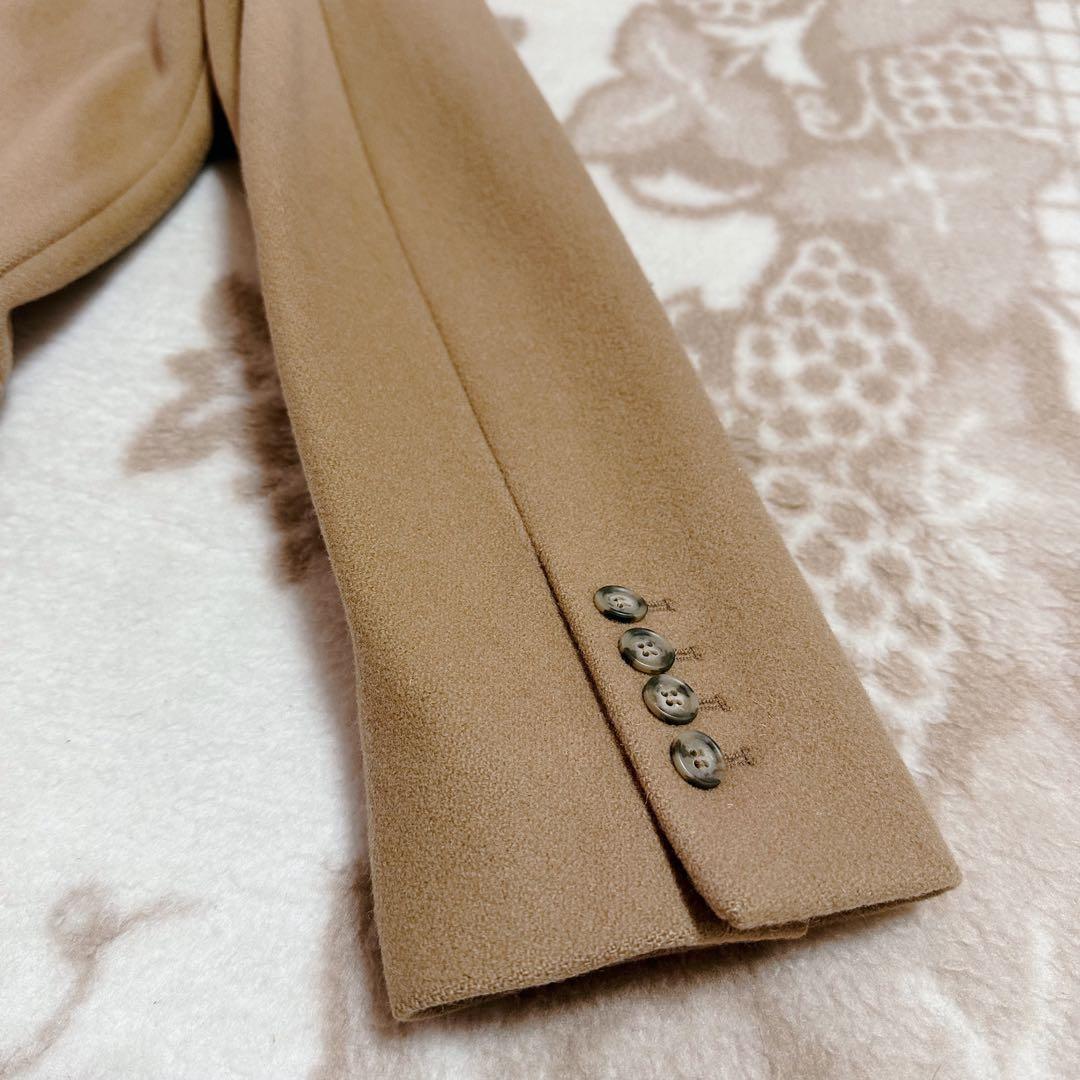 ami アミパリス ダブルブレスト チェスターコート ウール ロング 46