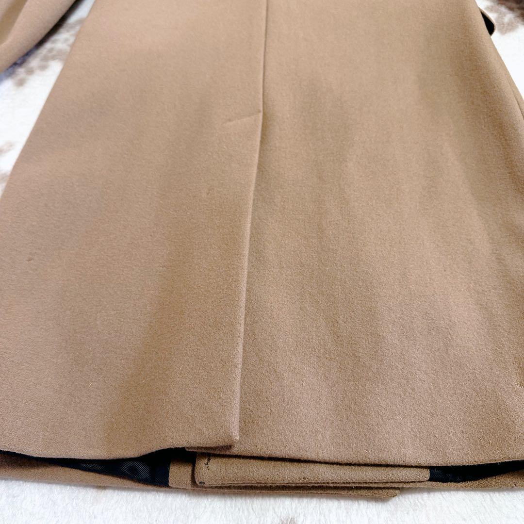 ami アミパリス ダブルブレスト チェスターコート ウール ロング 46