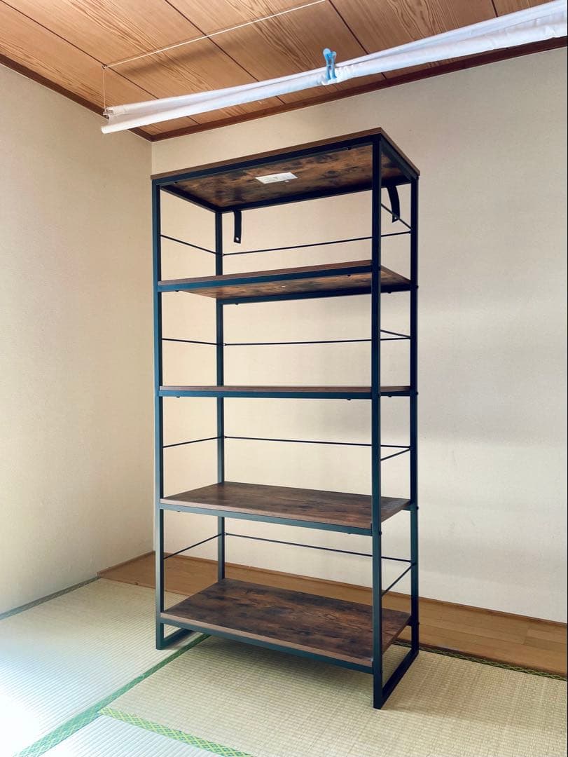 ニトリ シェルフ インダストリアル ブラウン/ブラック（送料込み）