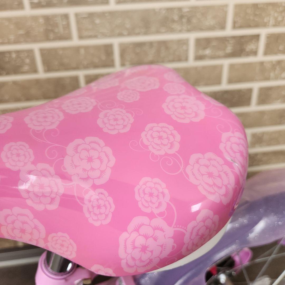 ☆りす☆【美品】ディズニープリンセス 子供用自転車　18インチ