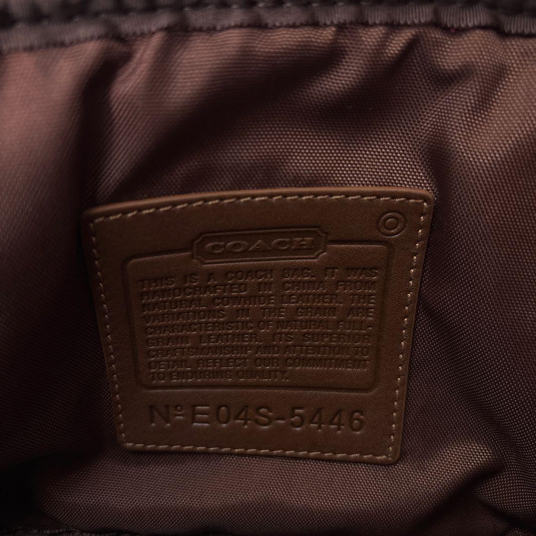 00s 【old coach】5446 shoulder bag brown