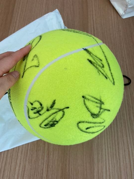 錦織圭サインボール