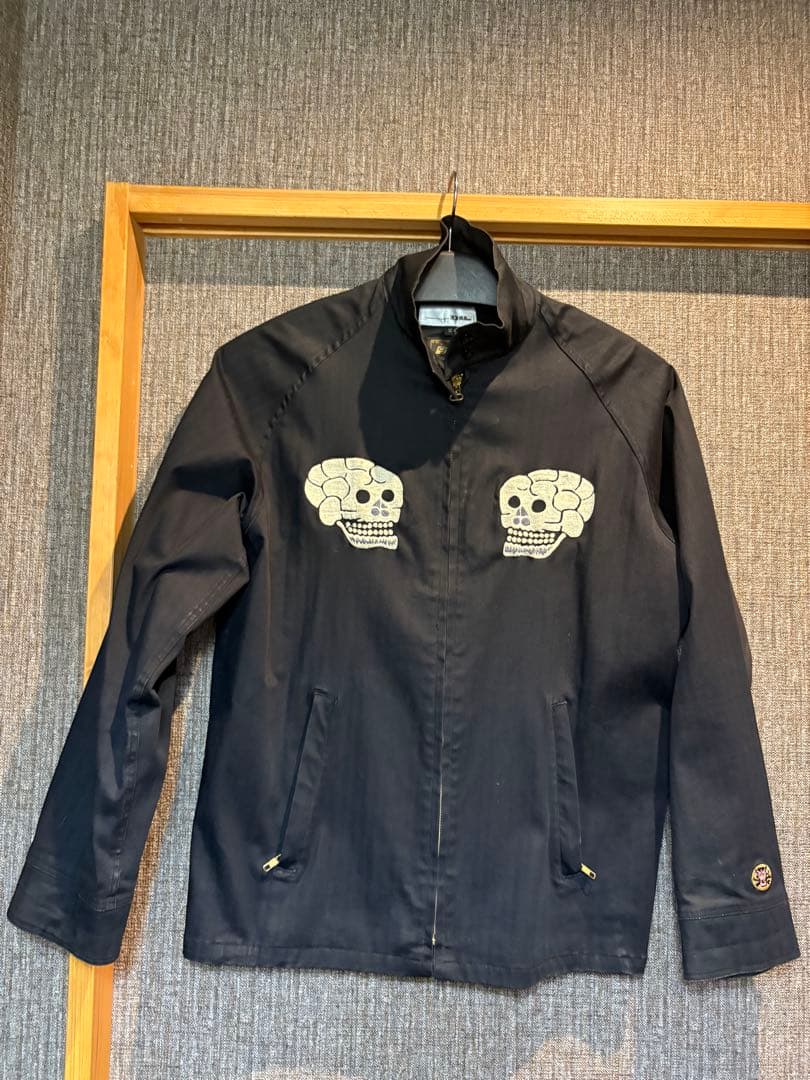 超貴重品　絶版　OIL製　スーベニア　スカルジャケット　レア