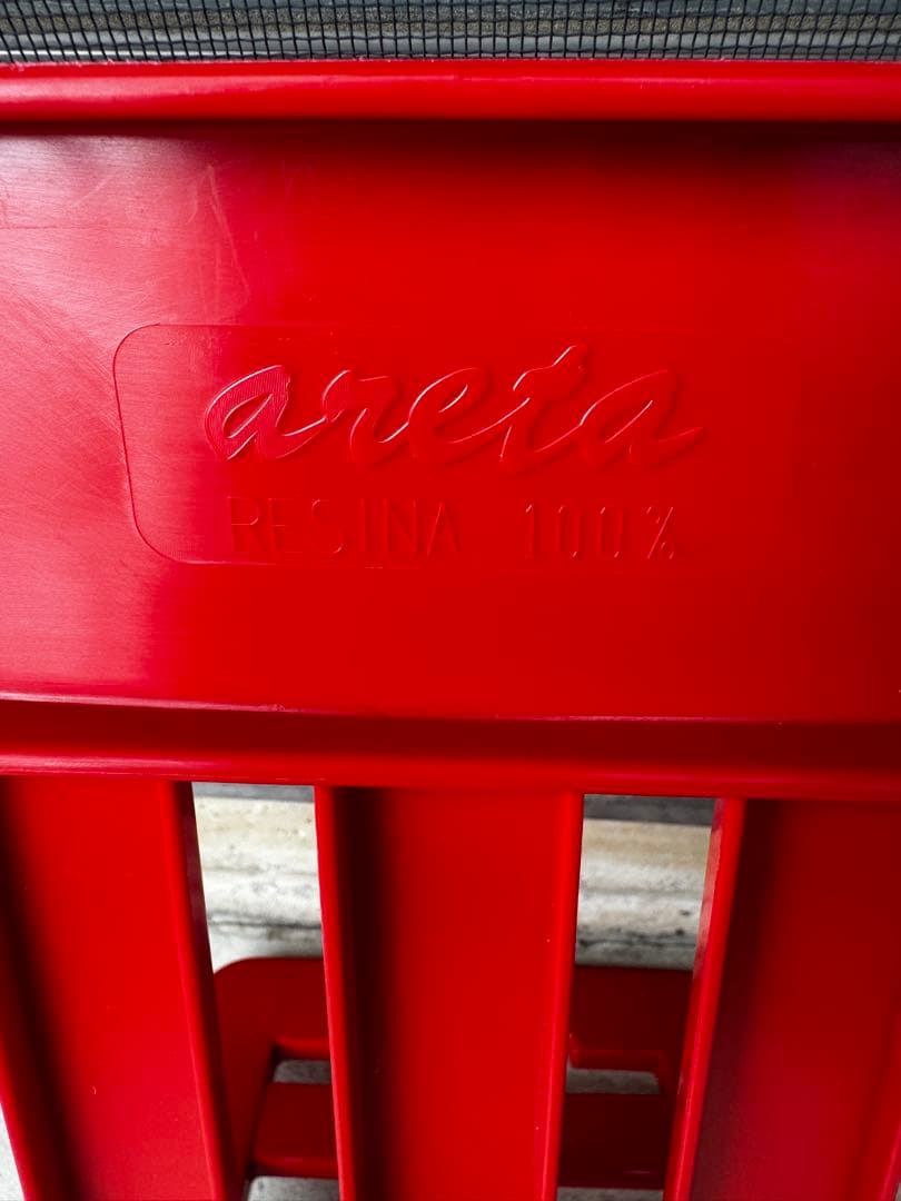 イタリア製 areta アレッタ ガーデンチェア 3脚 折りたたみ ローチェア