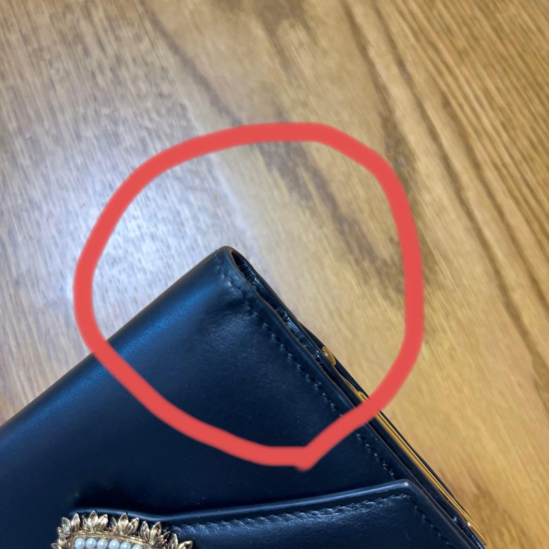 ドルチェ&ガッバーナ財布　※破れあり(必ず説明を読んだ上で検討ください。)