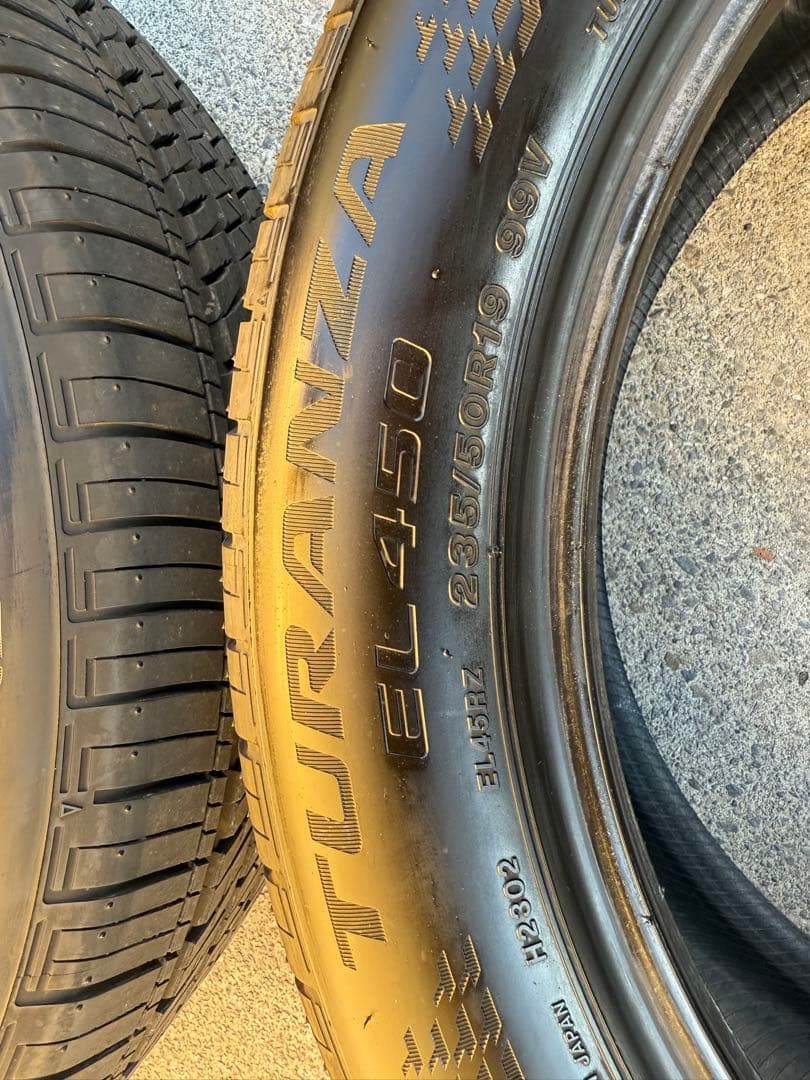 【バリ溝】使用期間1カ月強！ブリヂストンTURANZA 235/50R19