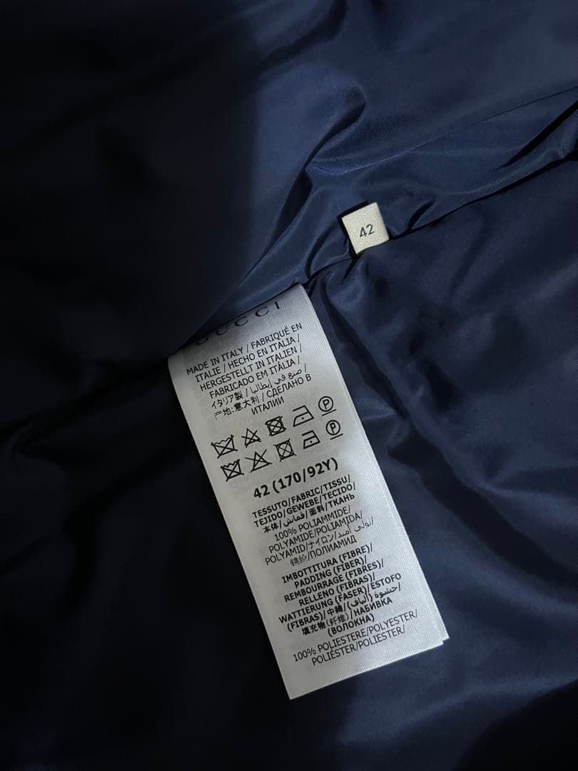 GUCCI パラシュートナイロンパデッドジャケット ダウンジャケット グッチ新品