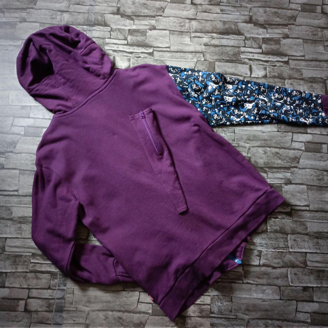 ここまでやる？☆パンクドランカーズ忍者パーカー 切替忍者柄 刺繍 忍者フード