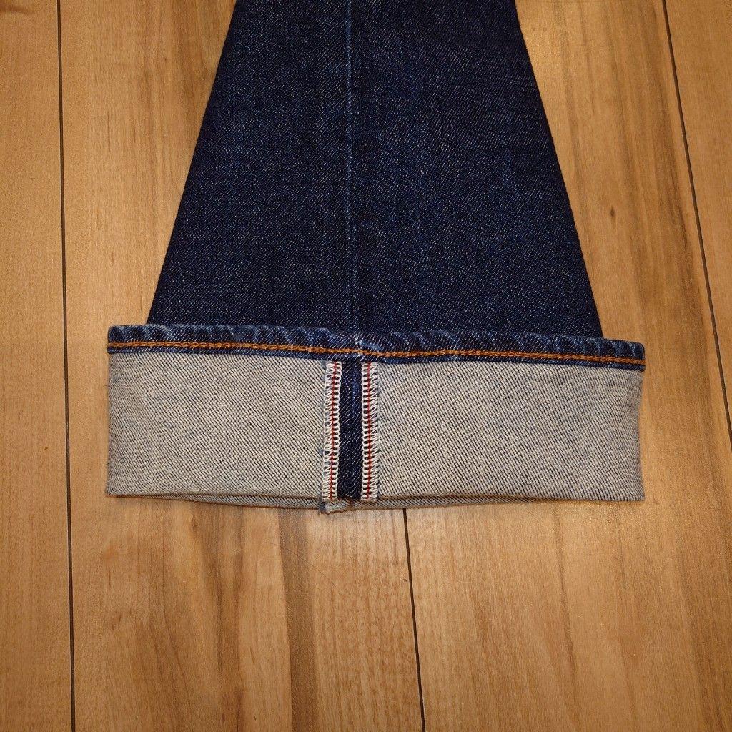 濃紺 MOUSSY MVS FLARE マウジー フレア デニム 24 赤耳