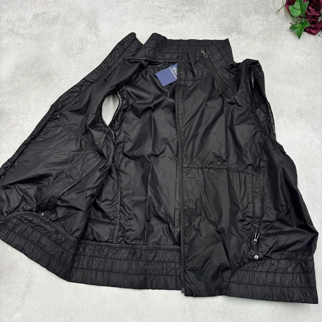 【新品】POLO GOLF RLX ポロゴルフ　ナイロンブラックベスト