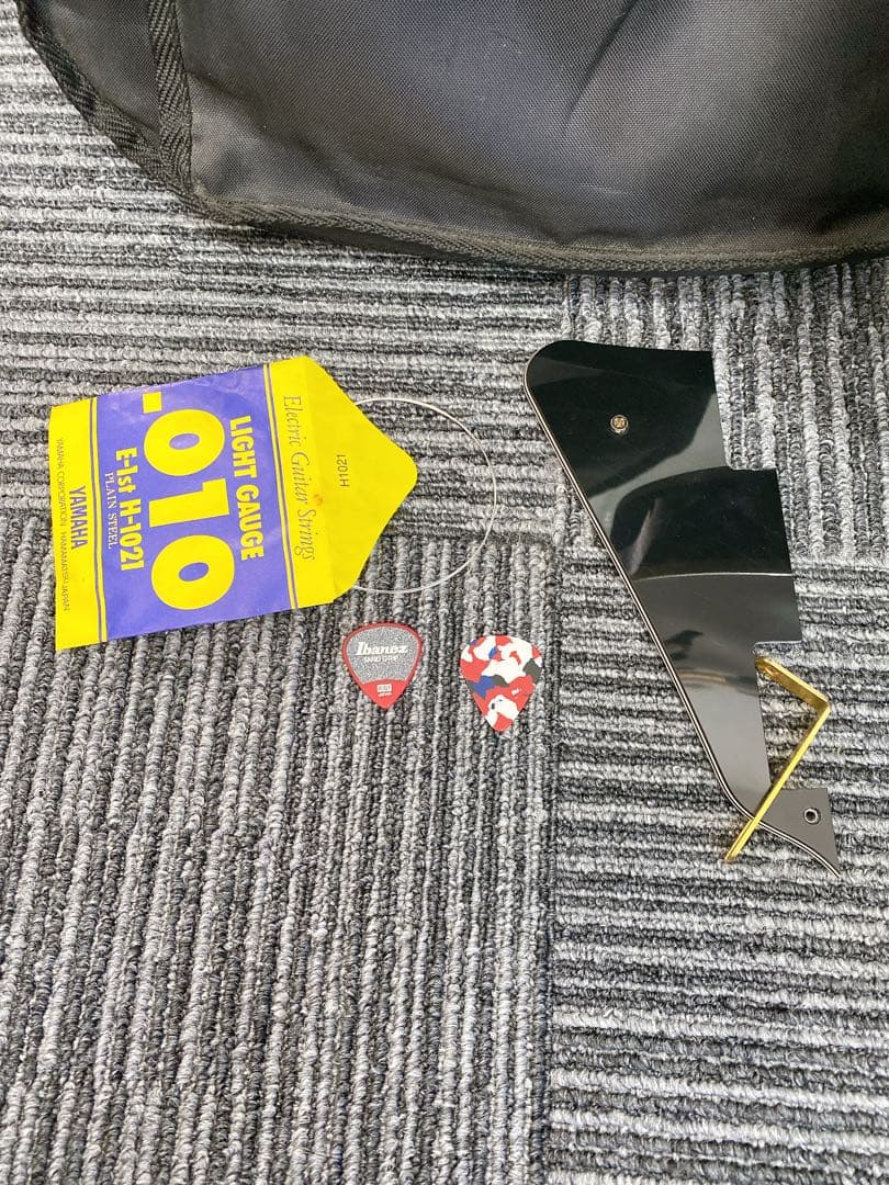 ＊Burny　エレキギター　ブラック×ホワイト