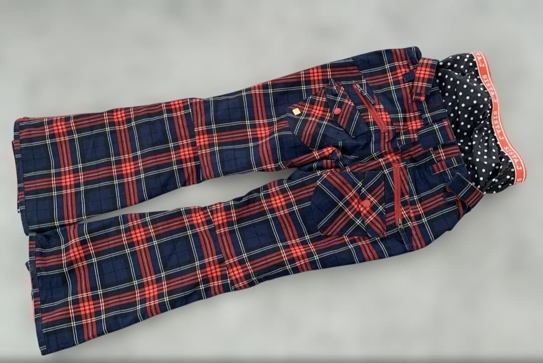 未使用級✨sista.Jスキー スノボ ウェア 上下セット レディース　チェック