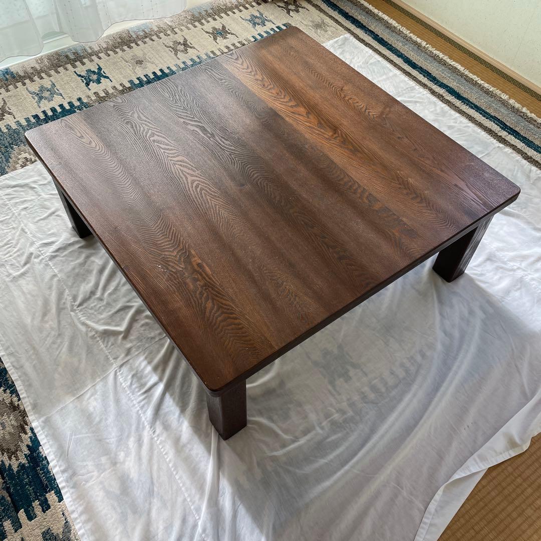 タモ材のローテーブル（値下げ）