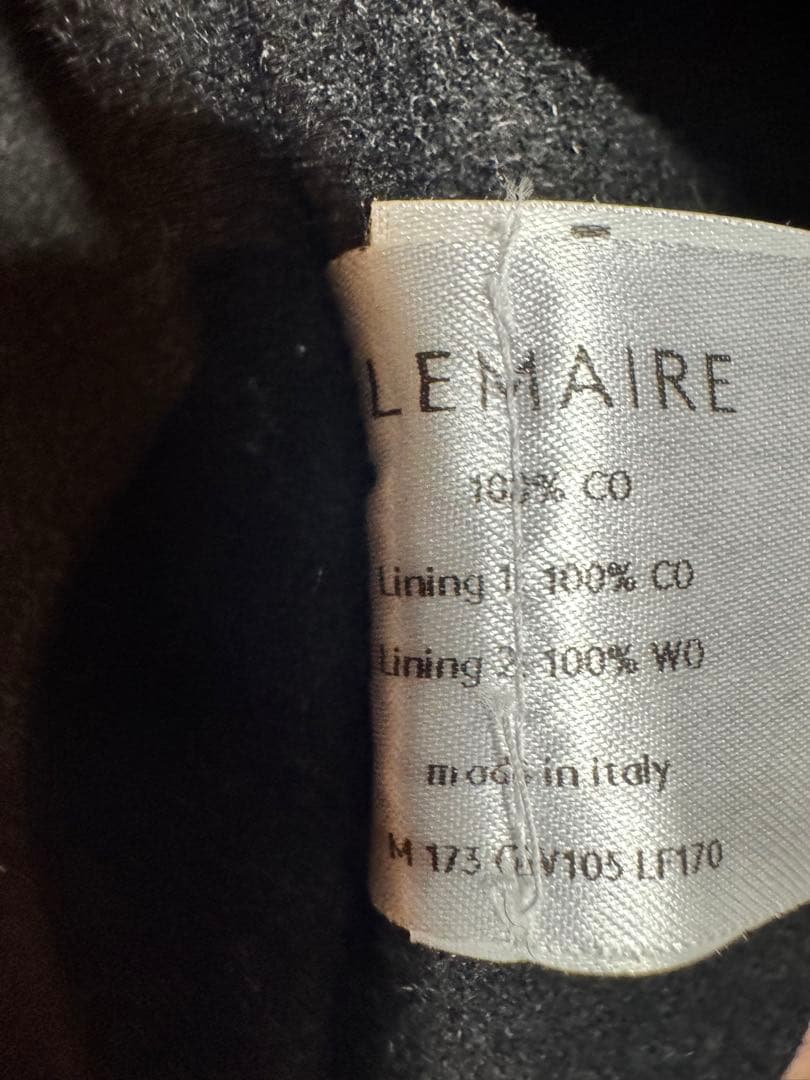 LEMAILE(ルメール)ロングコート　ブラック　週末限定値下げ