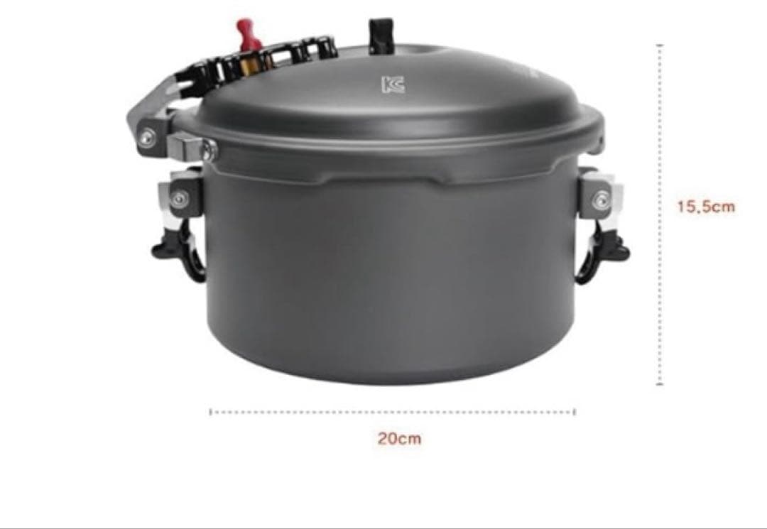 line スノーライン アウトドア圧力炊飯器　収納ケース付