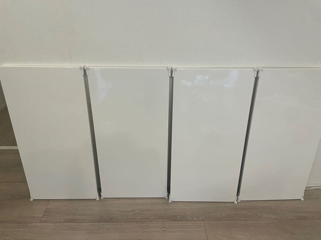 無印良品　スチールユニットシェルフ用追加棚・ライトグレー　4枚セット