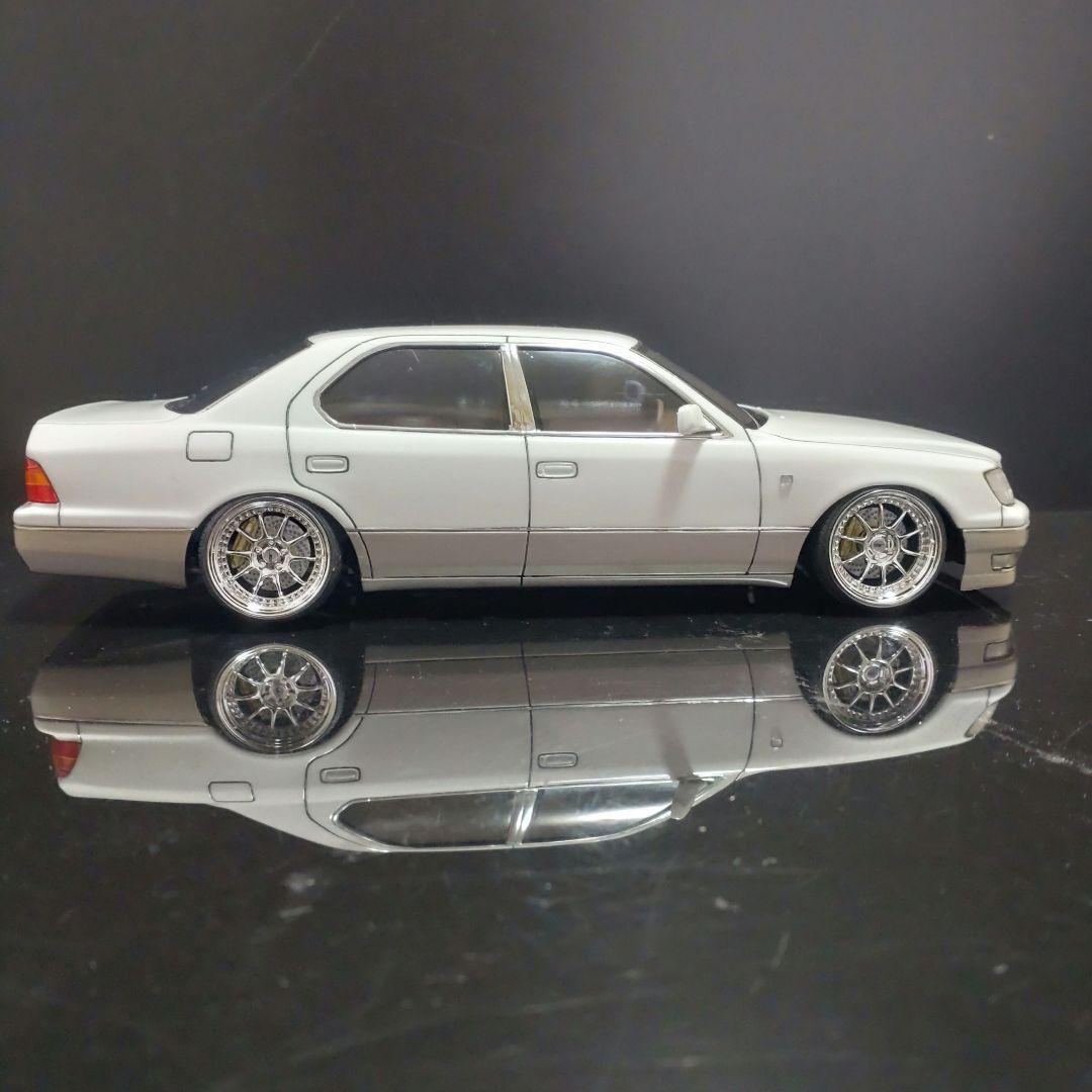 アオシマ UCF21セルシオ後期型 プラモデル完成品