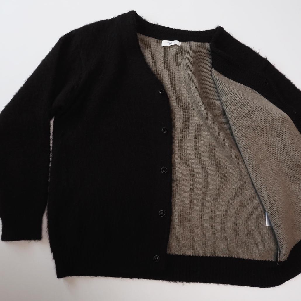 現行 ロンハーマン アルパカサリーフォックス ダブルフェイス ニットカーディガン
