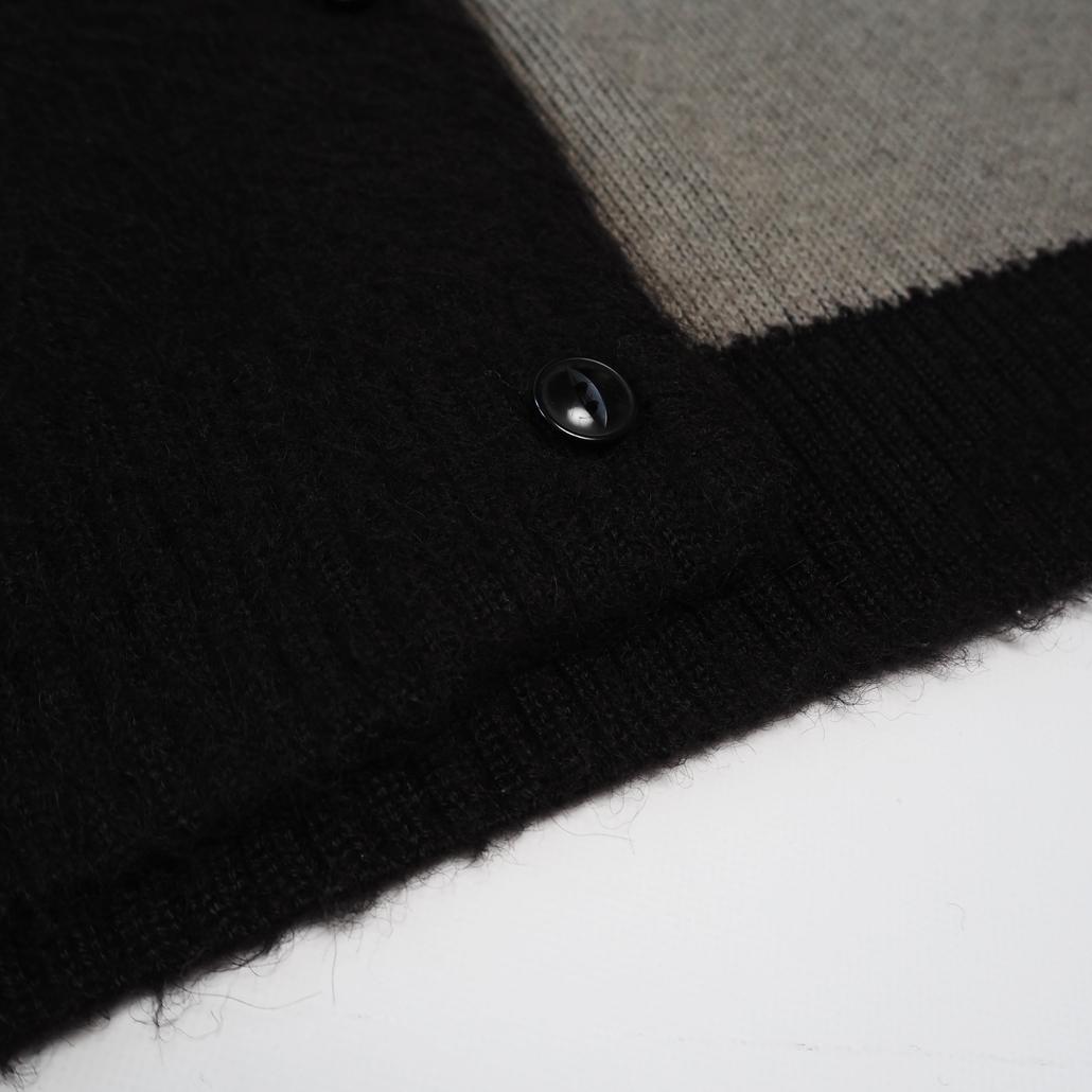 現行 ロンハーマン アルパカサリーフォックス ダブルフェイス ニットカーディガン