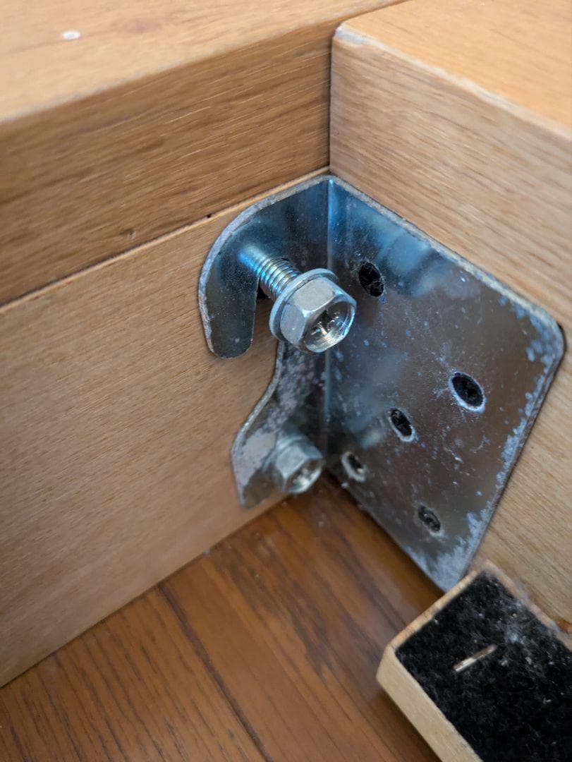 アクタス　木製ダブルベッドフレーム LM-1177