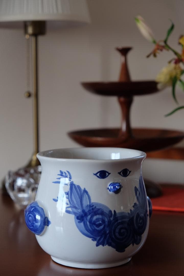 北欧ビンテージ フラワーポット 花瓶 椀 プレート ポットカバー リサラーソン