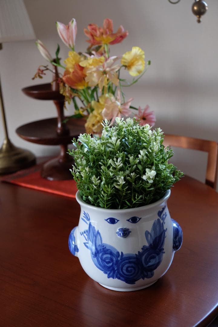 北欧ビンテージ フラワーポット 花瓶 椀 プレート ポットカバー リサラーソン
